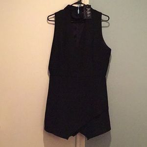 Black She&Sky A-line romper